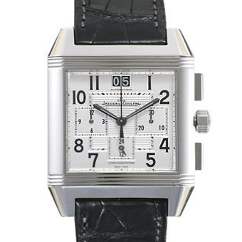 JAEGER LECOULTRE ジャガールクルト スーパーコピー レベルソスクアドラ GMT Q7018420 クロノグラフ シルバー